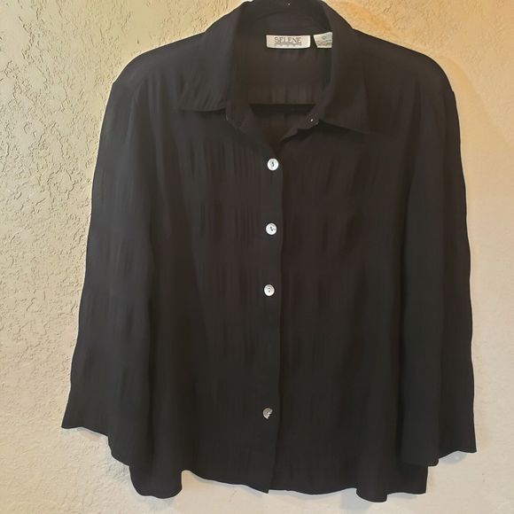 Selene Sport Tops - Selene Sport Semi-sheer Shirt Jacket Size Large